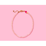 taylor elliott designs clear nora hearts necklace
