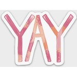 m. lynne designs yay sticker