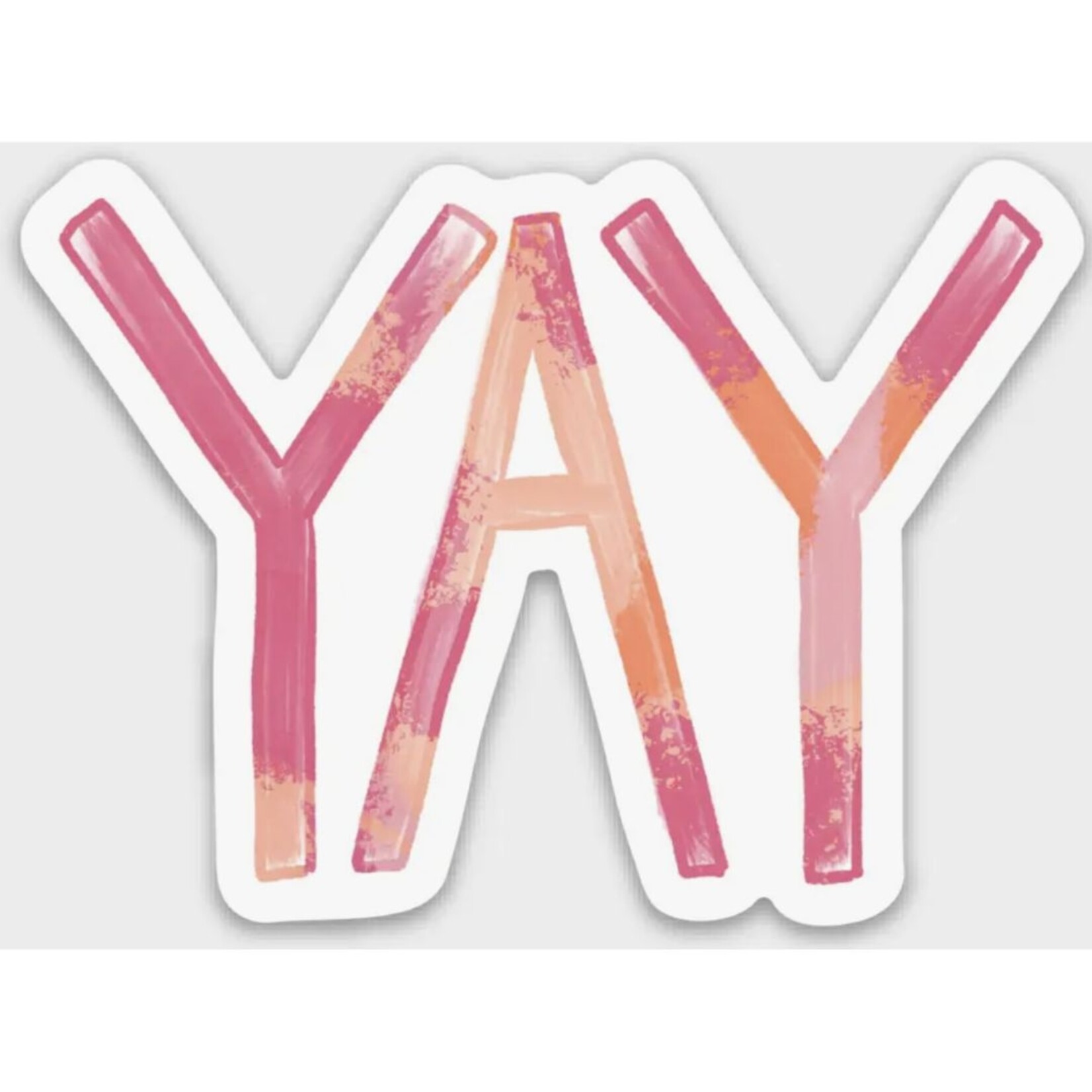 m. lynne designs yay sticker