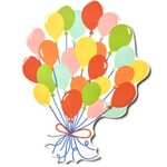 happy everything 2023 spring party balloons mini attachment