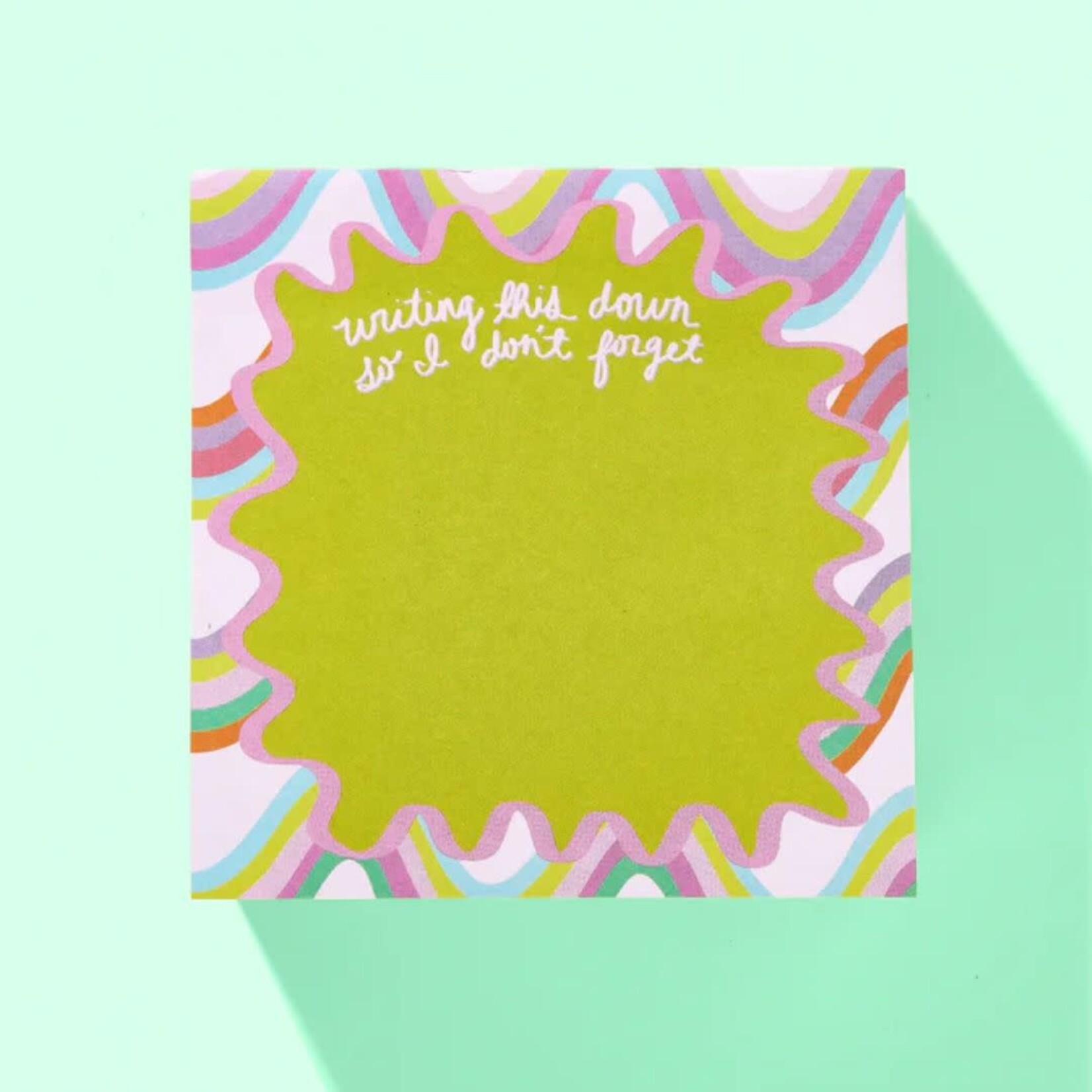 taylor elliott designs wavy sticky reminder pad