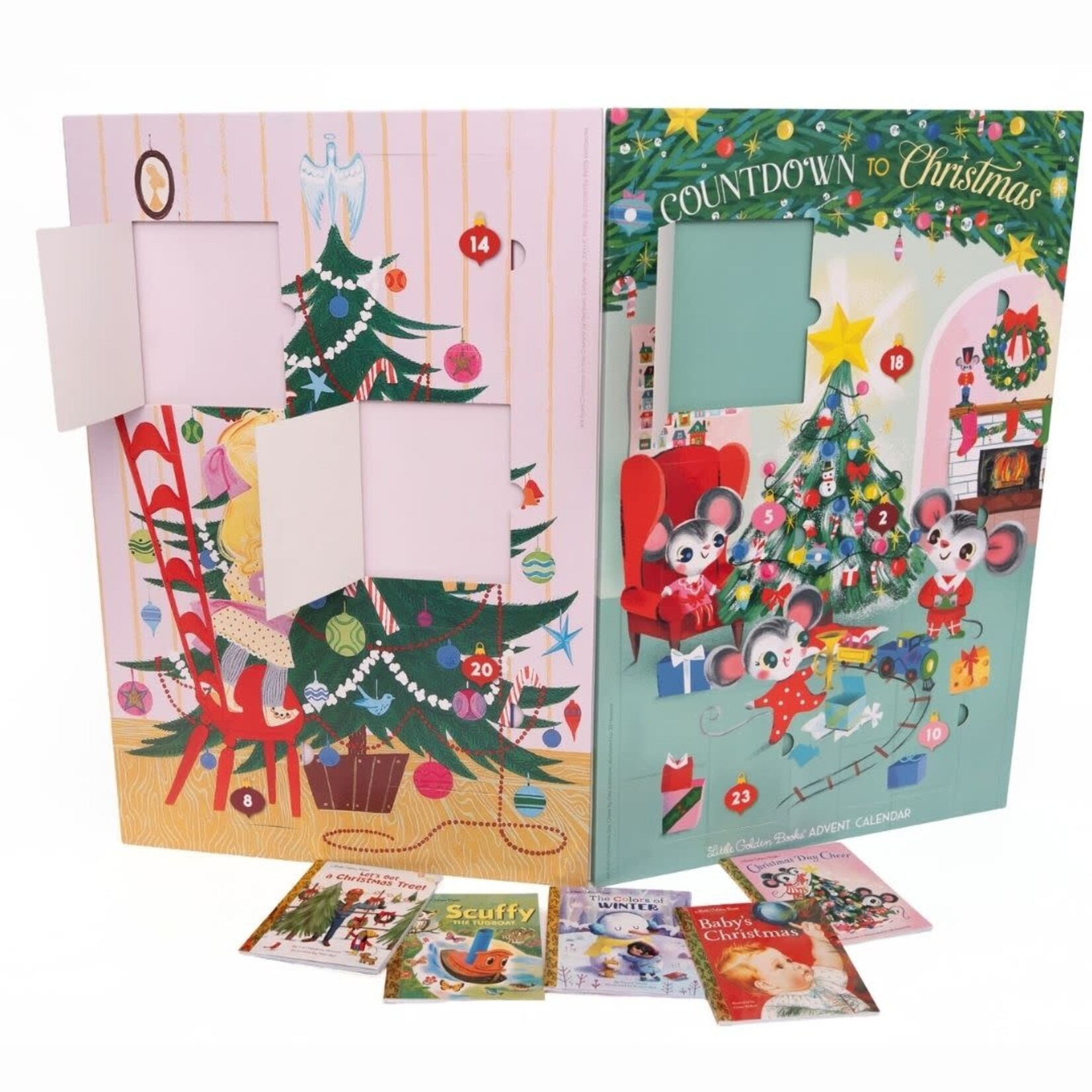 m. lynne designs little golden book advent calendar