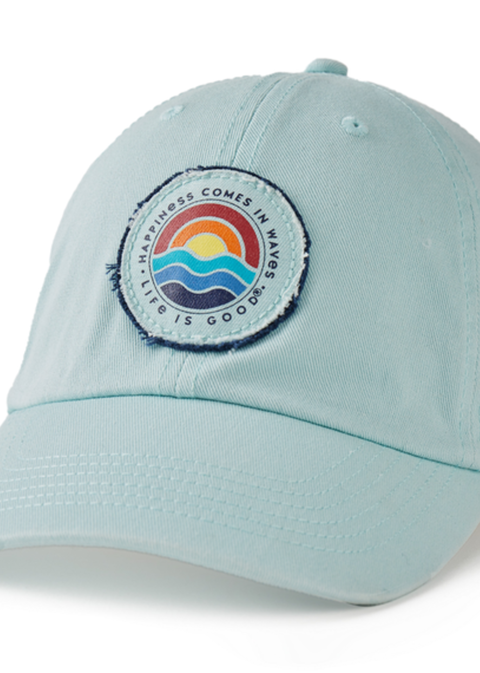 Life is Good Happiness Comes in Waves Hat