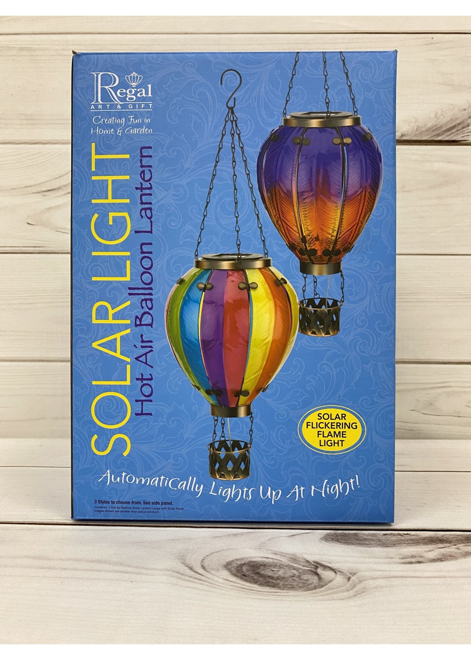 Regal Art and Gift Solar Hot Air Balloon Lantern