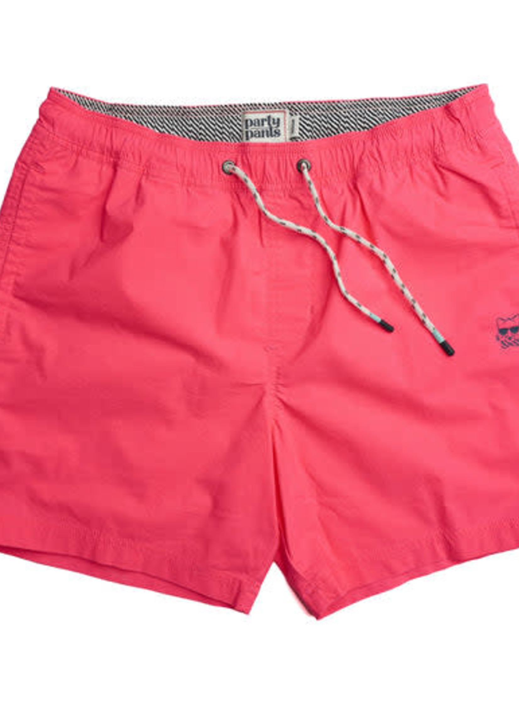 Party Pants Solids Shorts Pink