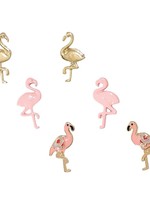 Earrings flamingo trio