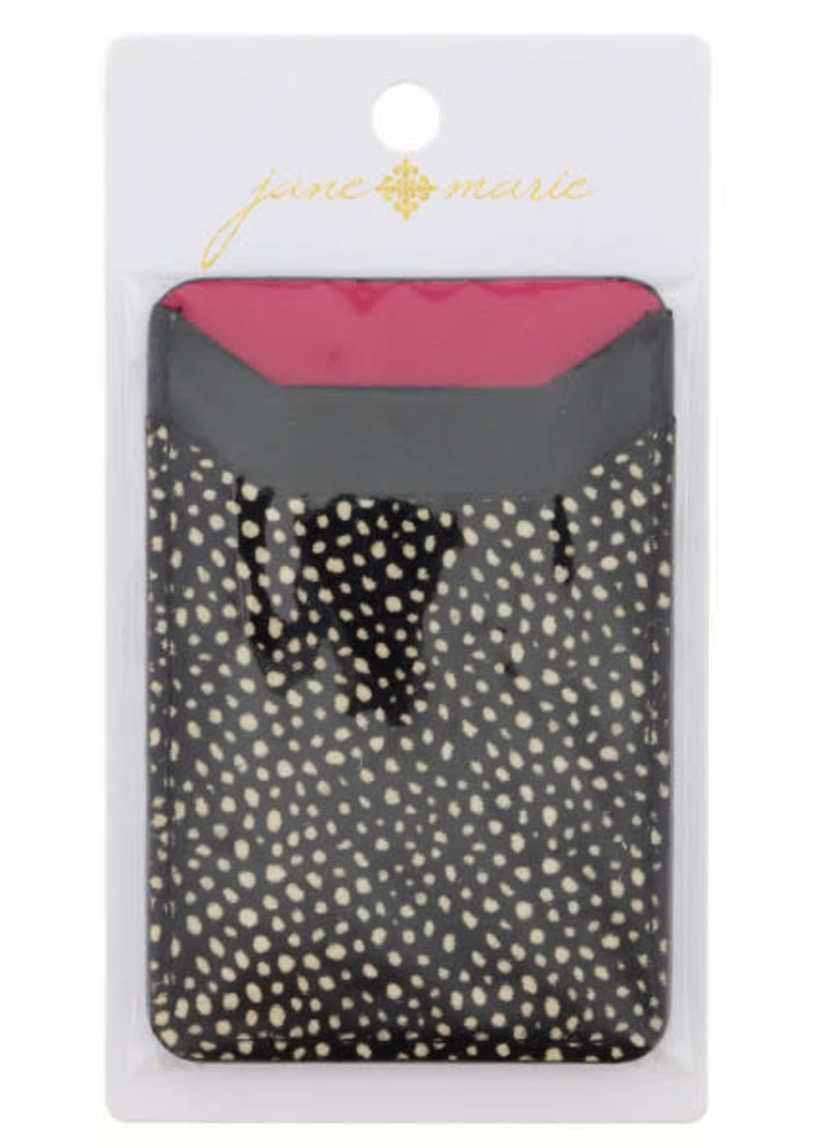 Hot Pink Black and Black/White Dalmation Phone Wallet