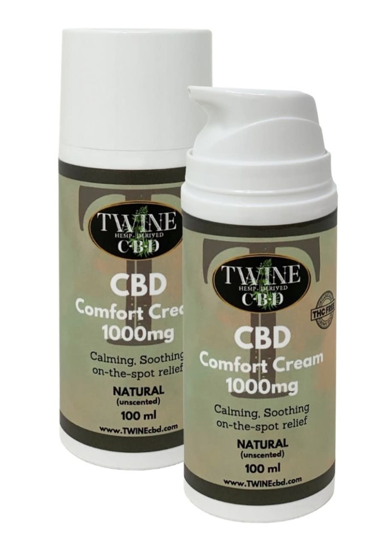 Twine 1000MG Natural CBD Cream