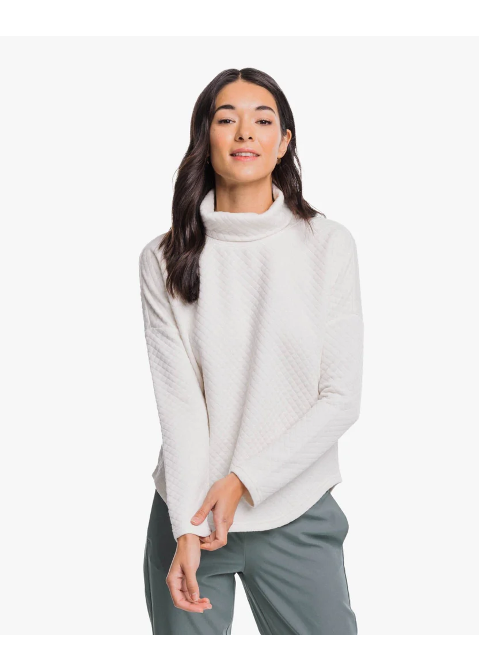 Southern Tide Mellie Mock Neck Sweatshirt