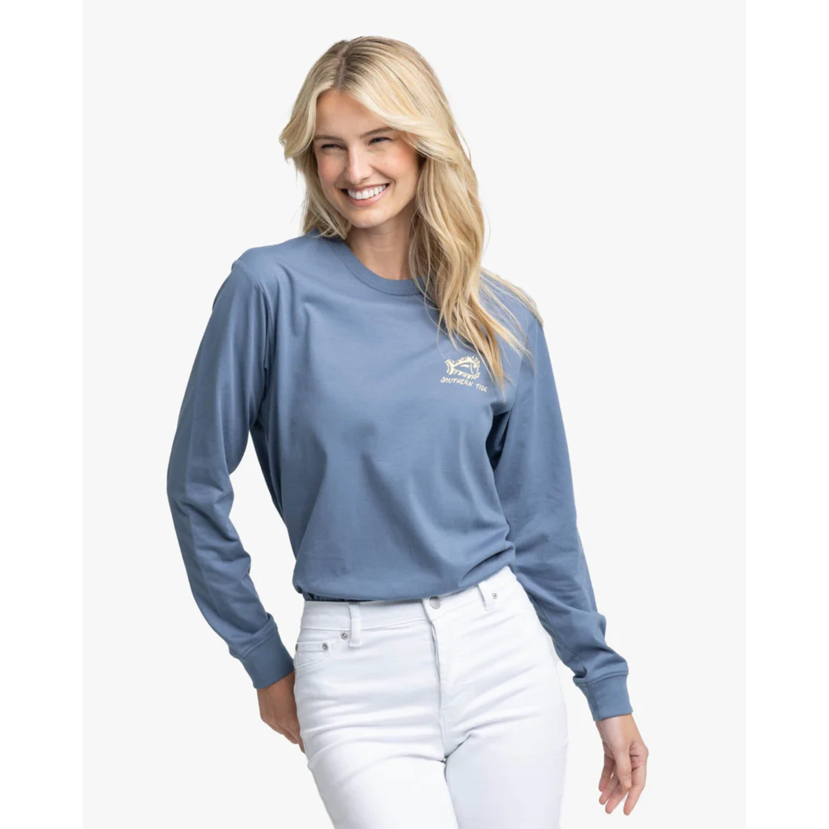 Southern Tide Sunset Sippin L/S Tee