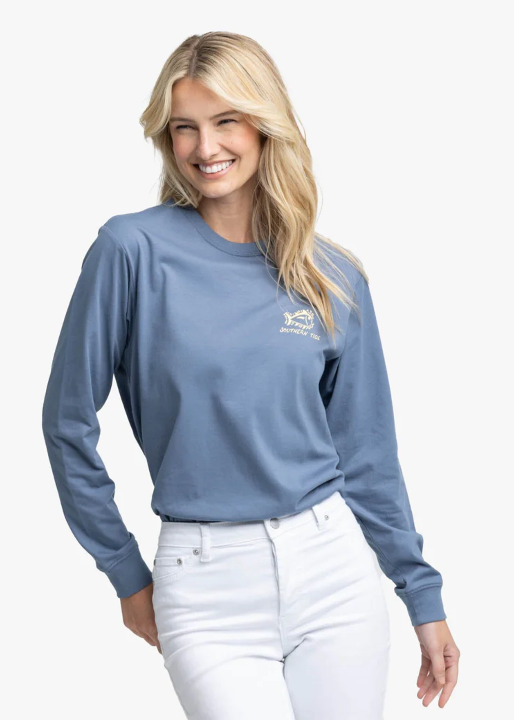 Southern Tide Sunset Sippin L/S Tee