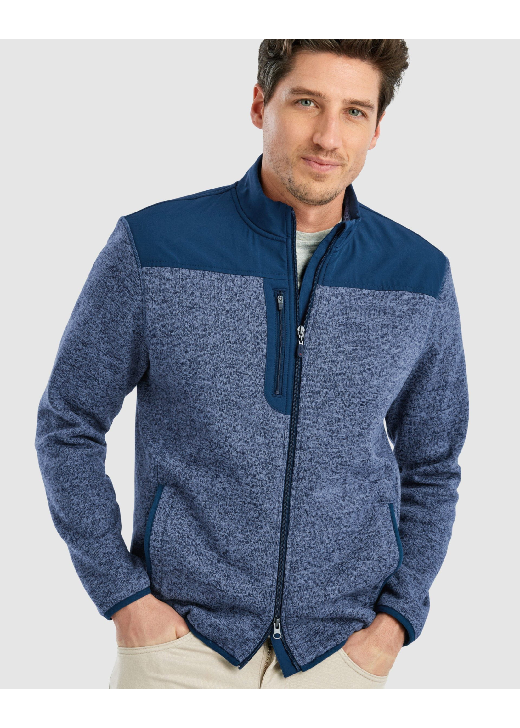 Johnnie-O Arlo Full Zip Fleece Jacket
