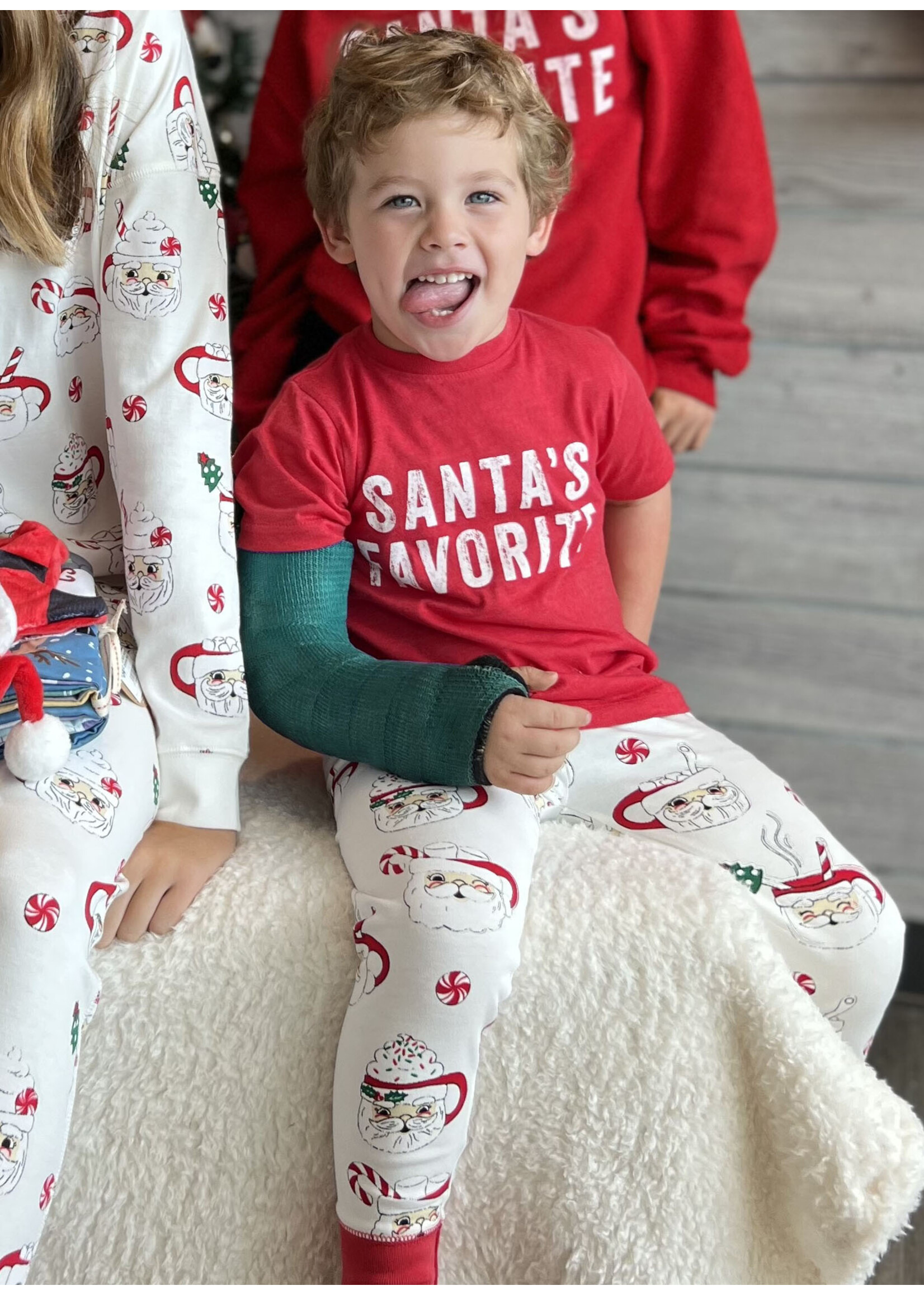 Southern Fried Design Santa's Favorite - Toddler Tee