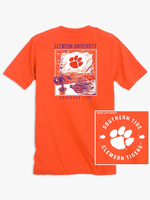 Southern Tide Clemson Tigers Fishing Flag Tee