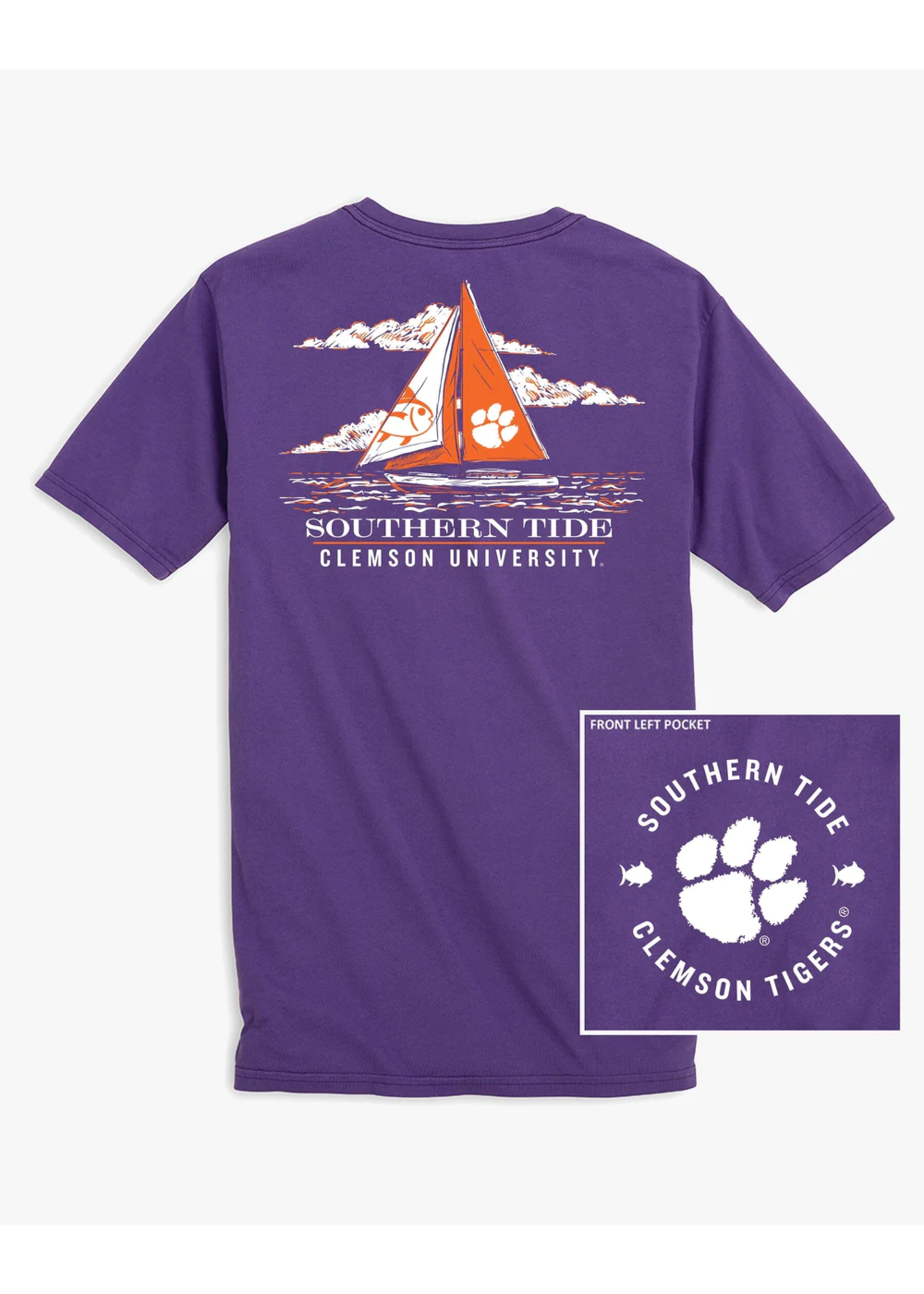 Southern Tide Clemson Skipjack Sailing Tee
