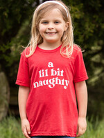 Southern Fried Design A Lil Bit Naughty - Toddler Tee