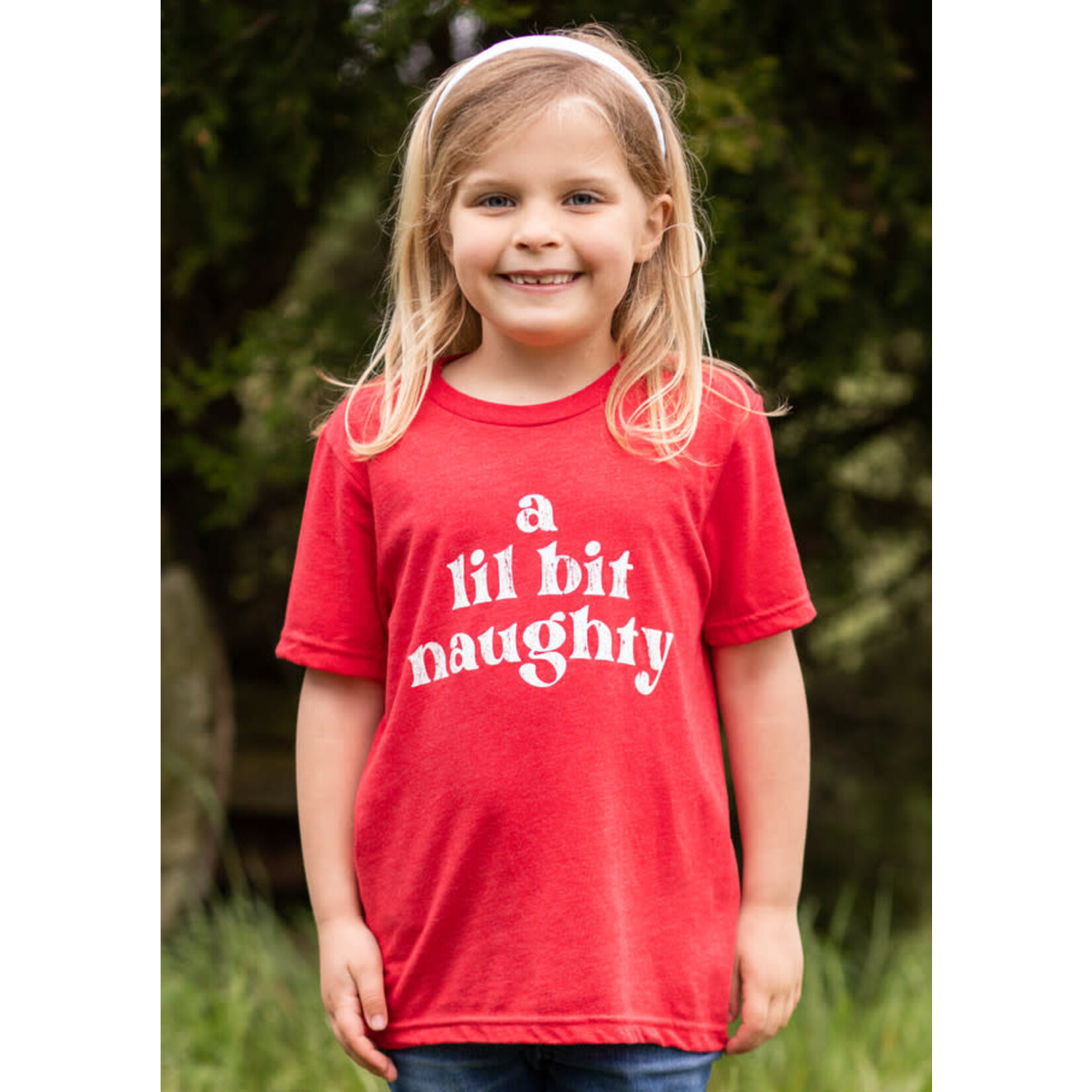 Southern Fried Design A Lil Bit Naughty - Toddler Tee