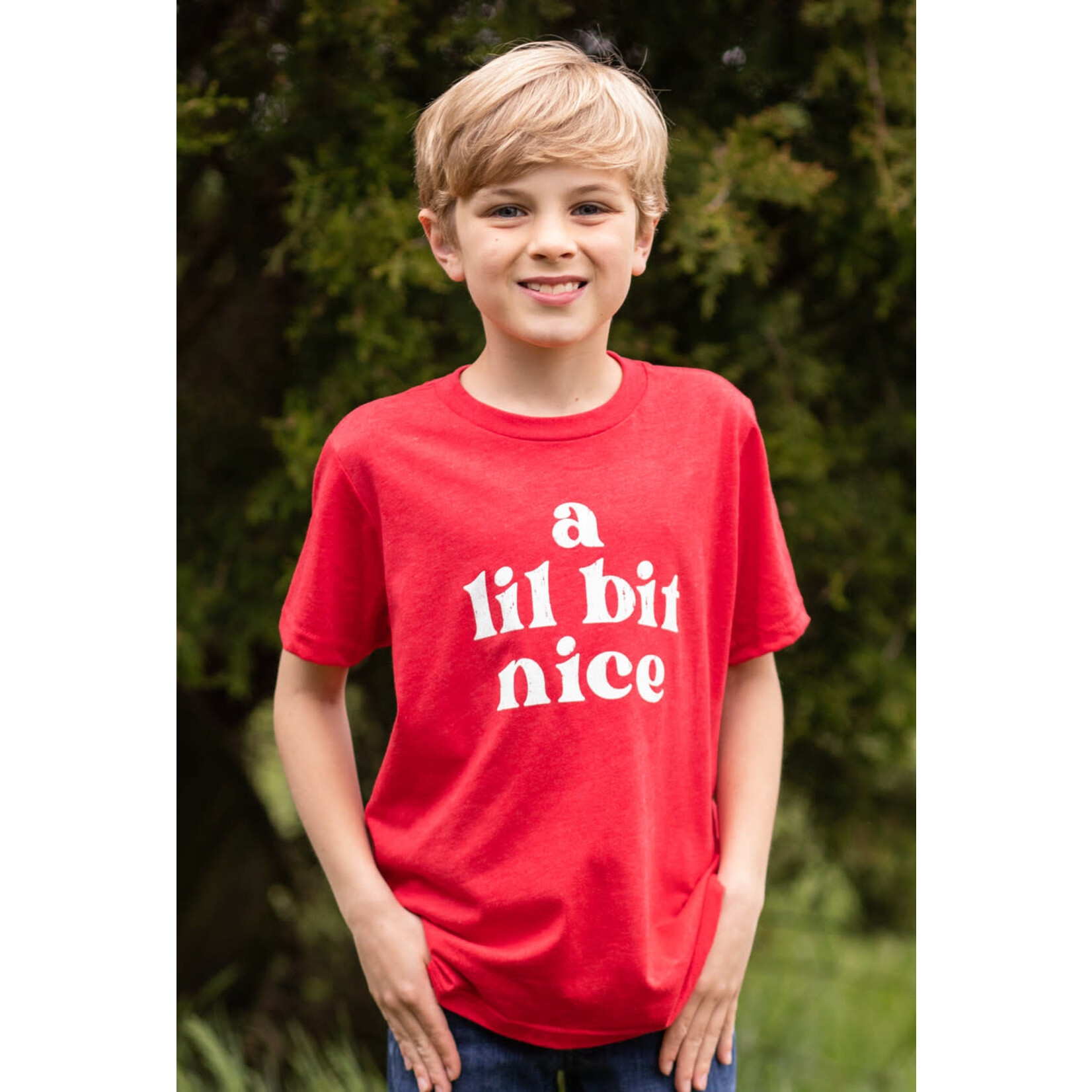 Southern Fried Design A lil bit nice - Toddler Tee