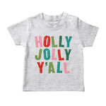 Southern Fried Design Holly Jolly Y'all - Toddler Tee