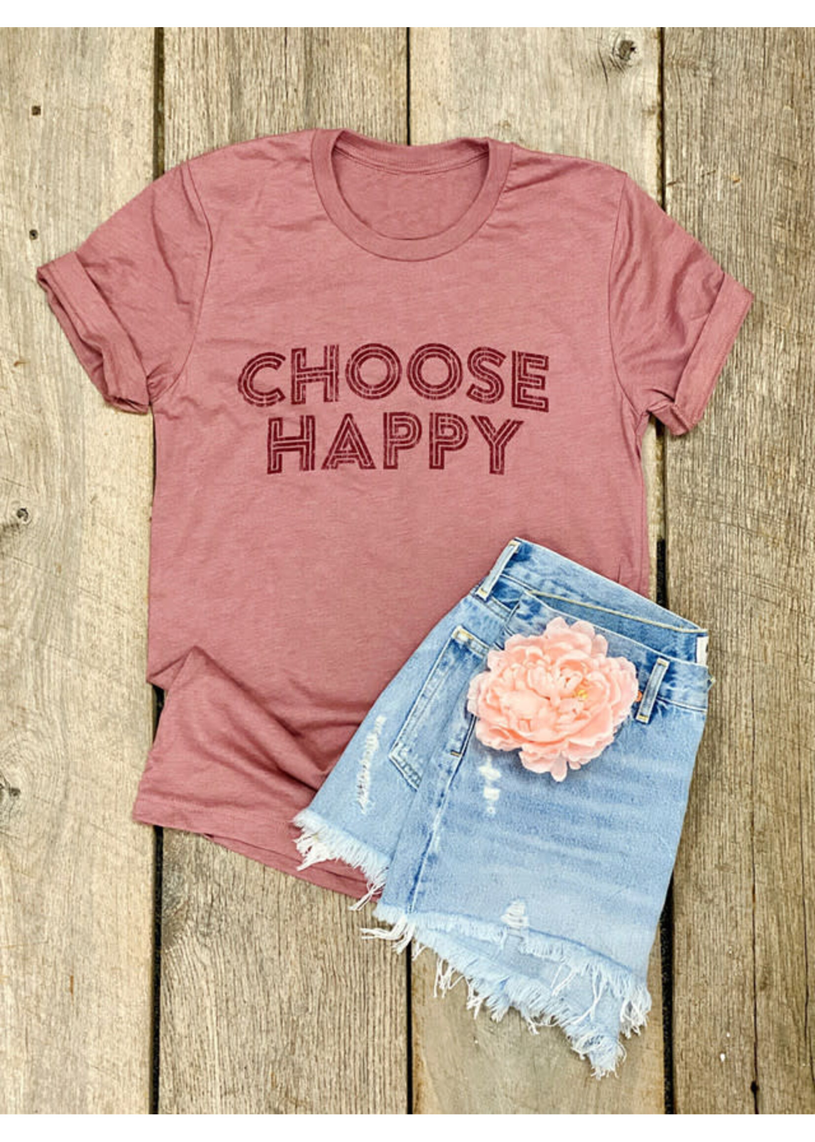 Southern Fried Design Choose Happy Shirt