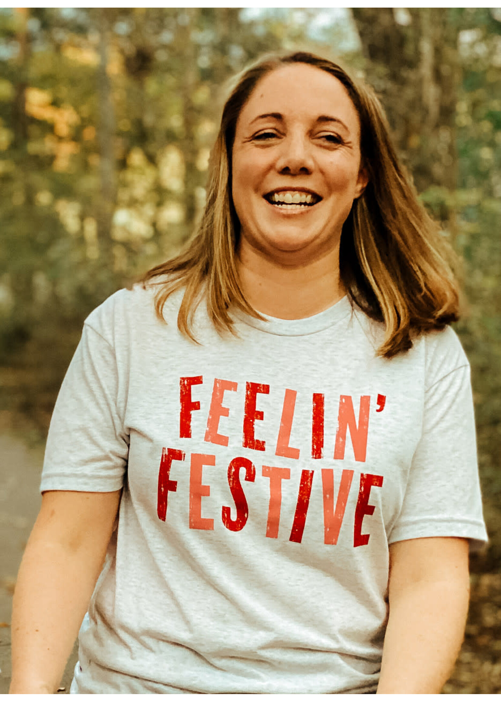 Southern Fried Design Feelin' Festive Tee