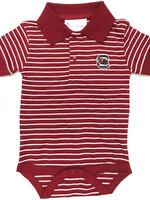 Two Feet Ahead Stripe Jersey Golf Shirt Creeper