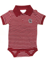 Two Feet Ahead Stripe Jersey Golf Shirt Creeper