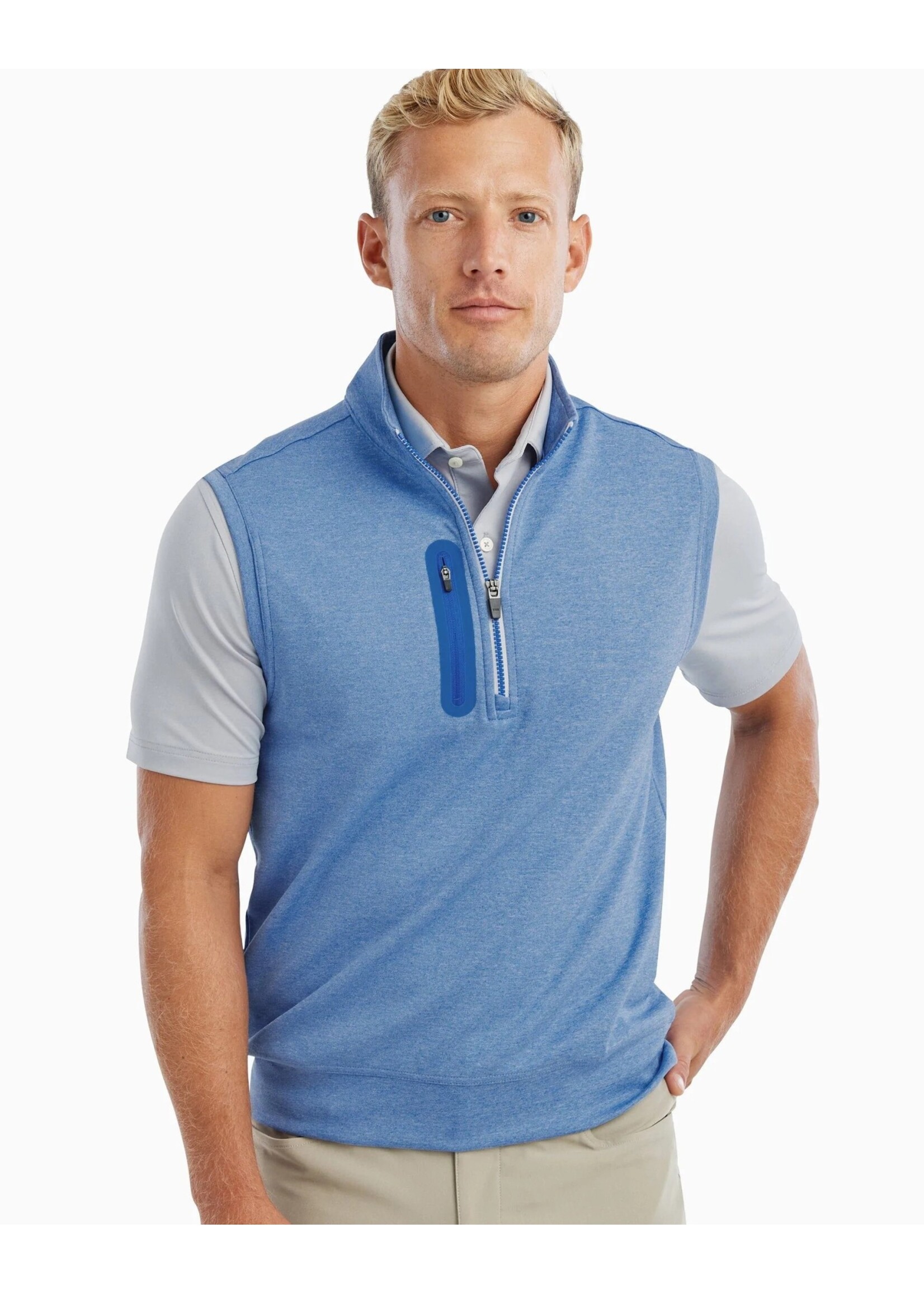 Johnnie-O Denny Prep-Formance 1/4 Zip Vest