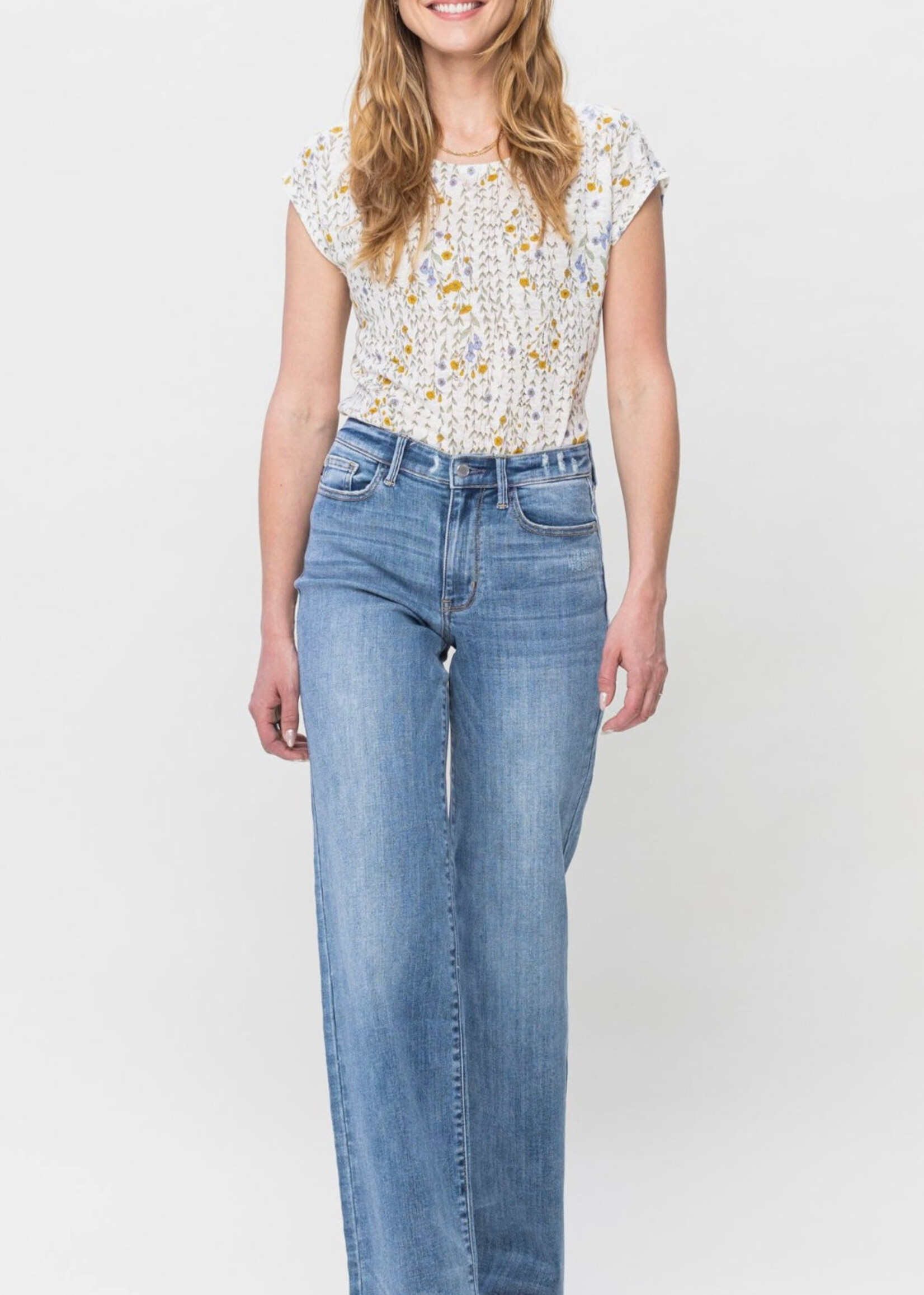 Judy Blue Vintage Wash Wide Leg