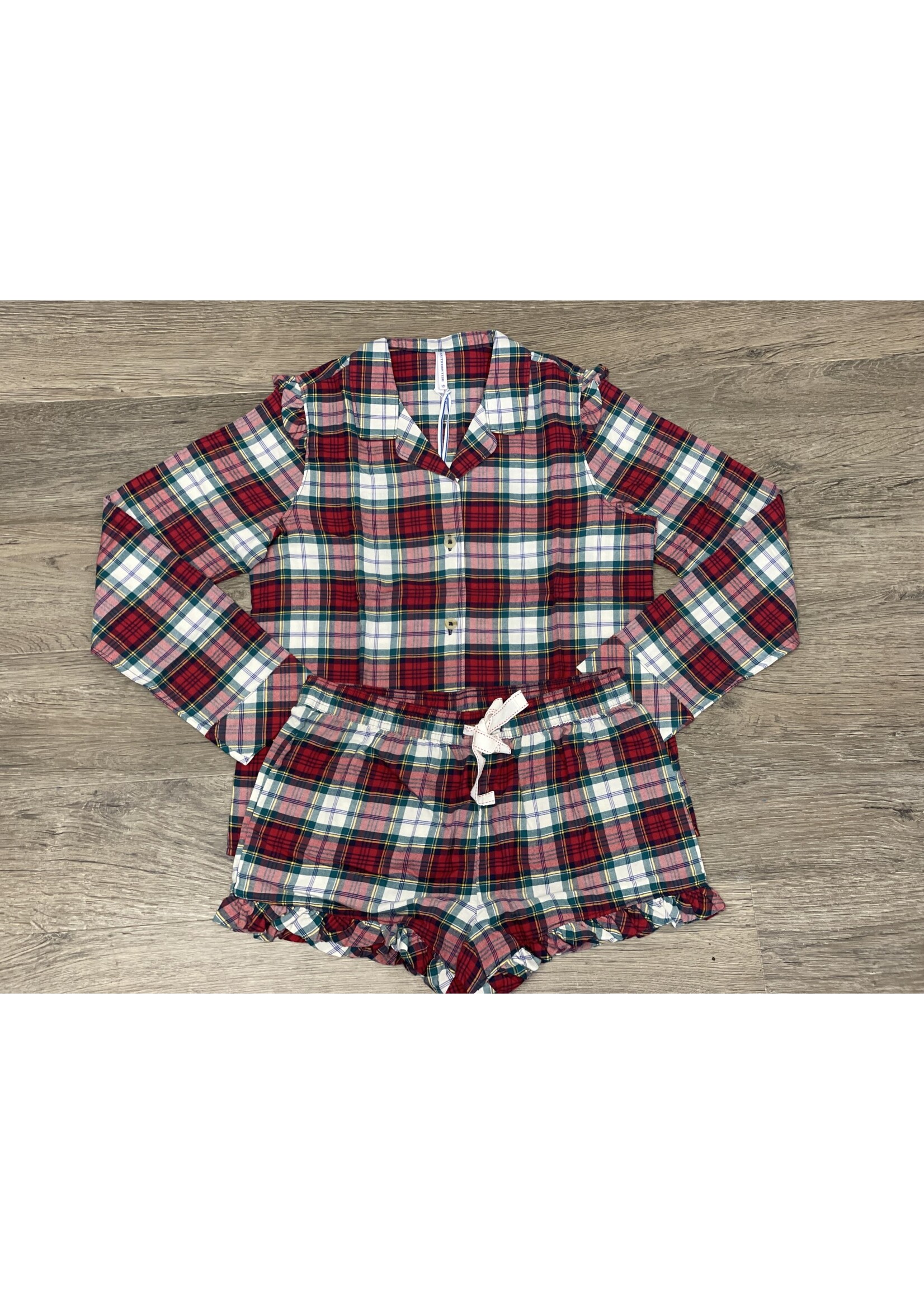 Southern Tide Pinedrop Plaid Lounge Set