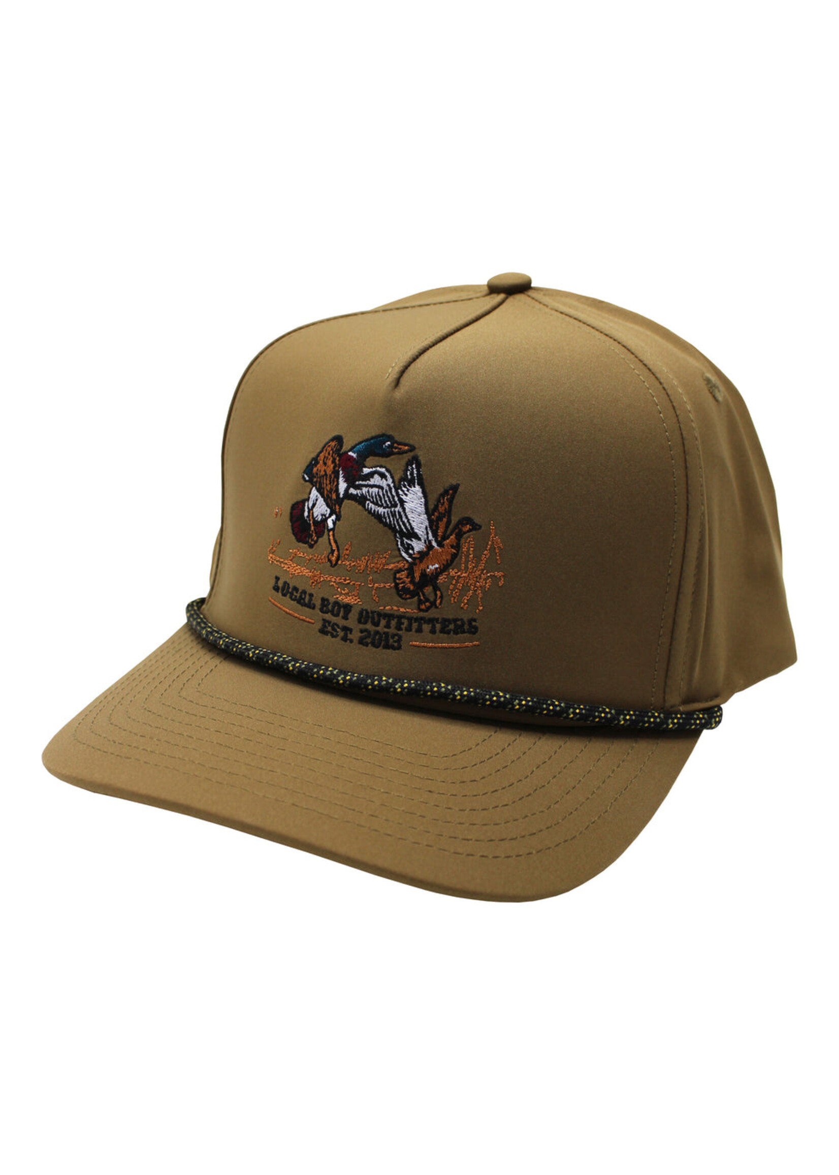 Local Boy Damon's Ducks Rope Hat - Clay