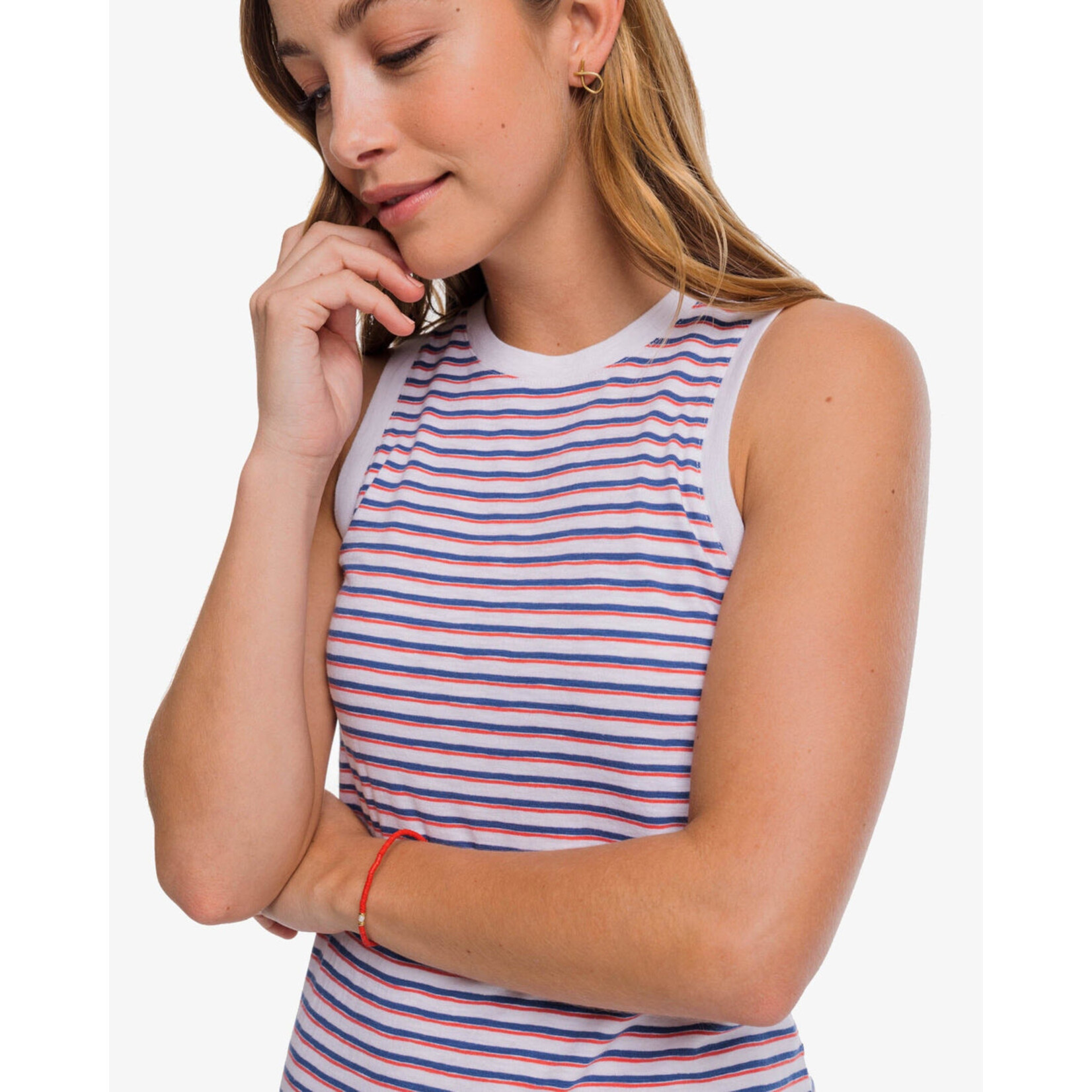 Southern Tide Delaney Stripe Sun Farer Tank Dress