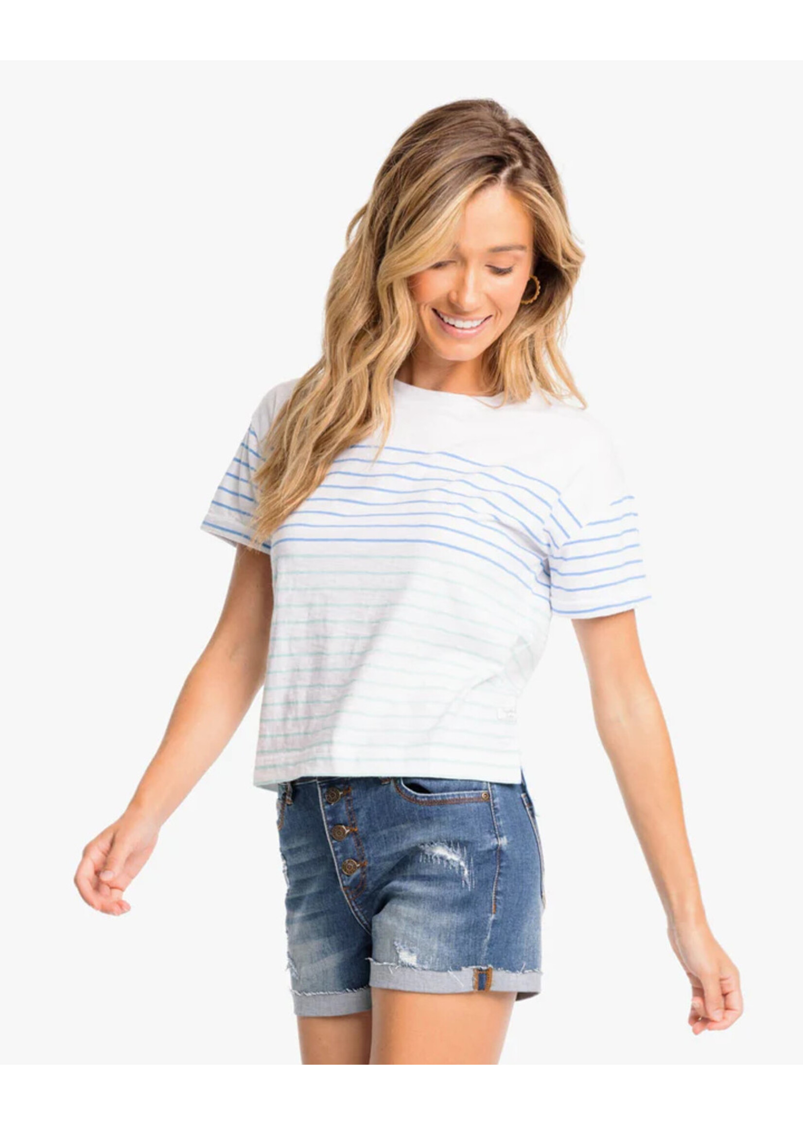 Southern Tide Erin Sun Farer Boxy Tee