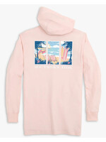 Southern Tide L/S Surfing Triptych Hoodie Tee
