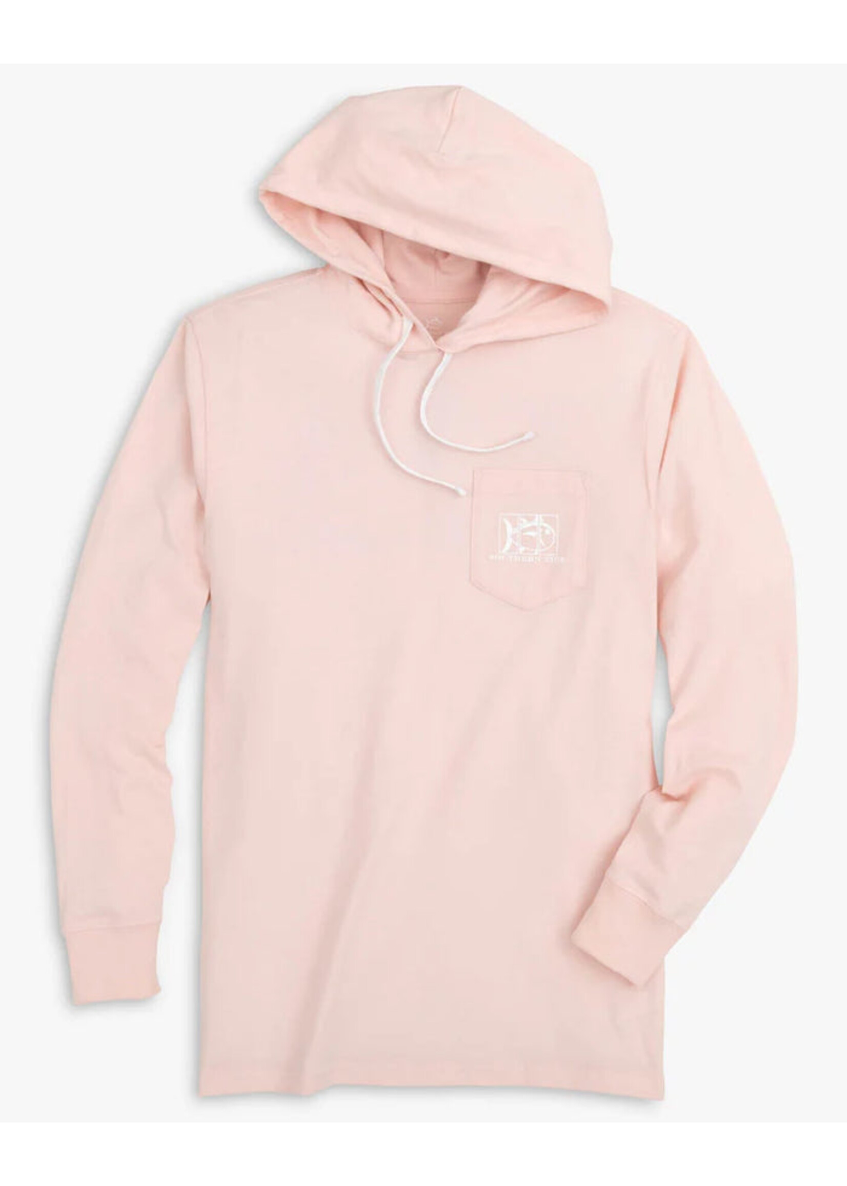 Southern Tide L/S Surfing Triptych Hoodie Tee