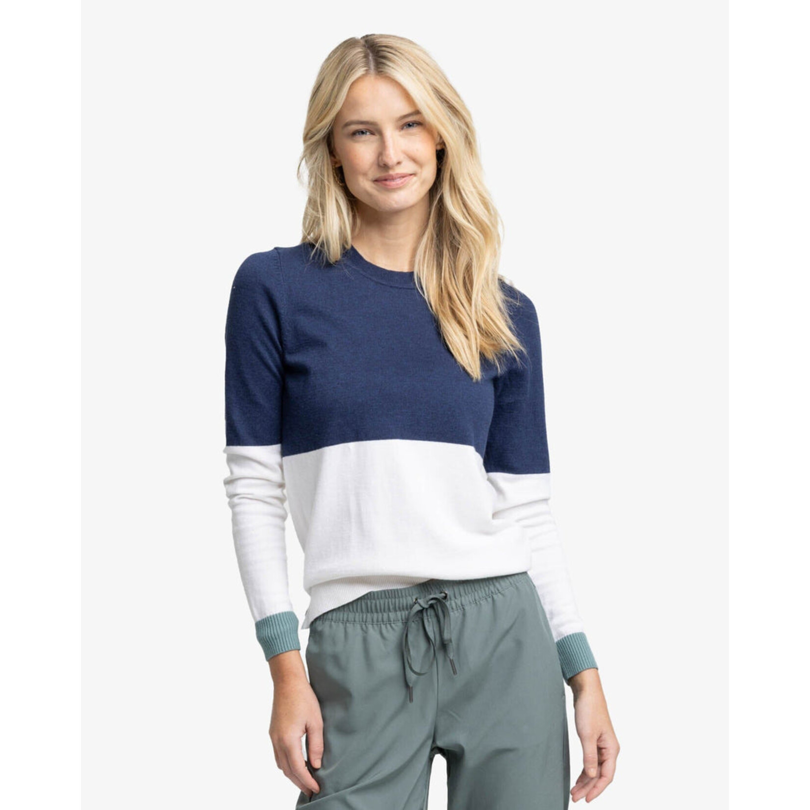 Southern Tide Colorblock Fireside Sweater