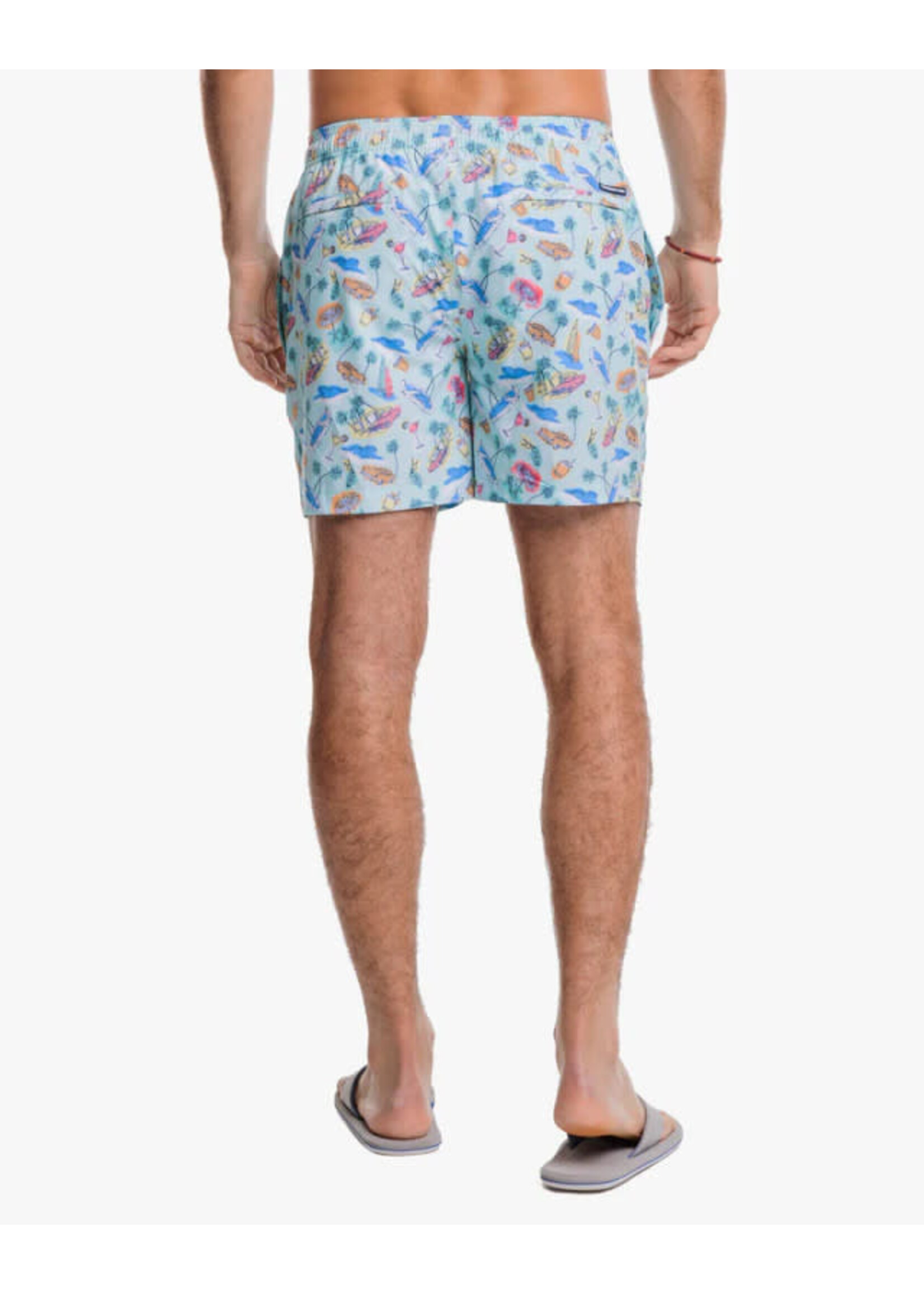 Southern Tide Poolside View Swim Trunk