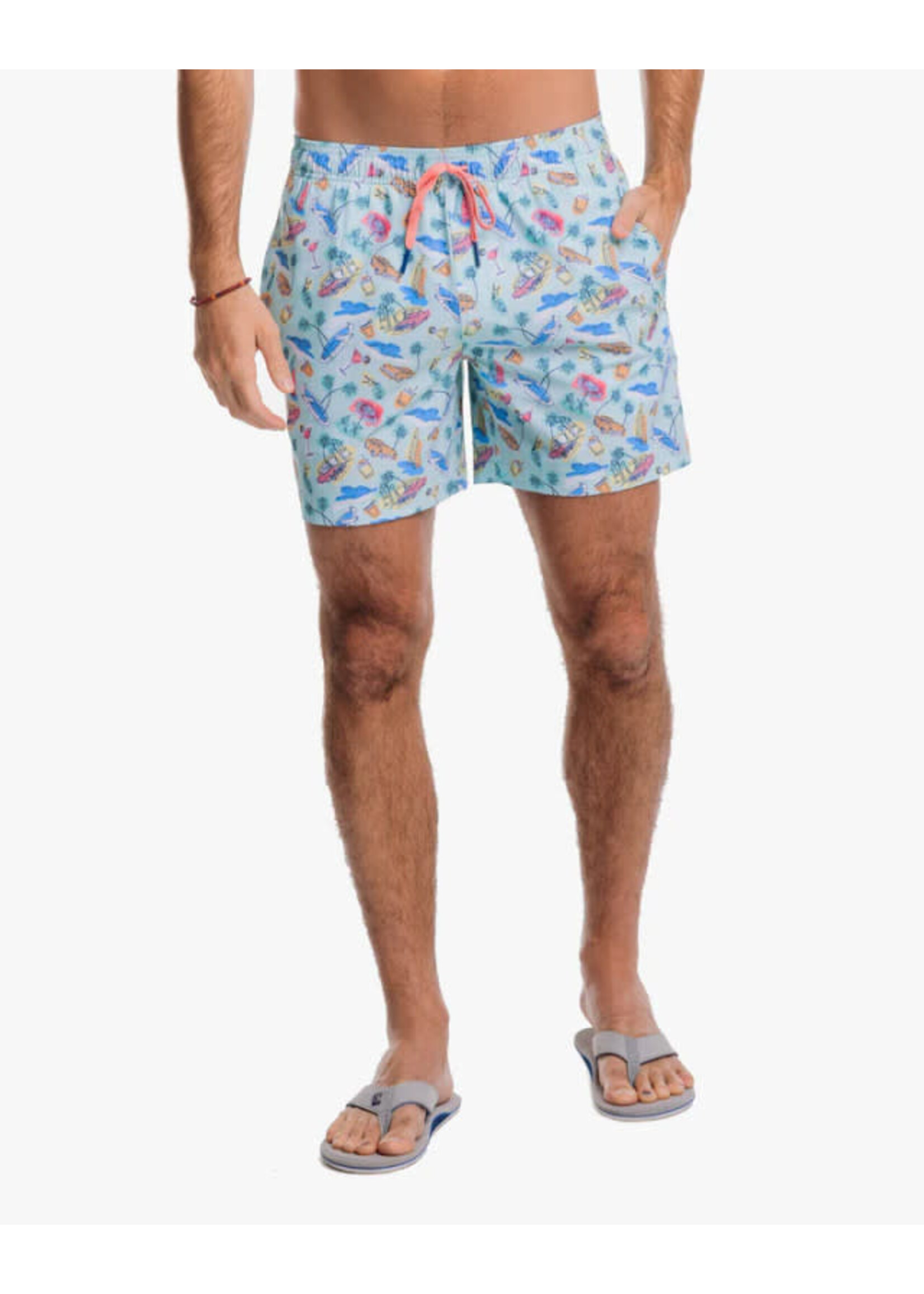 Southern Tide Poolside View Swim Trunk