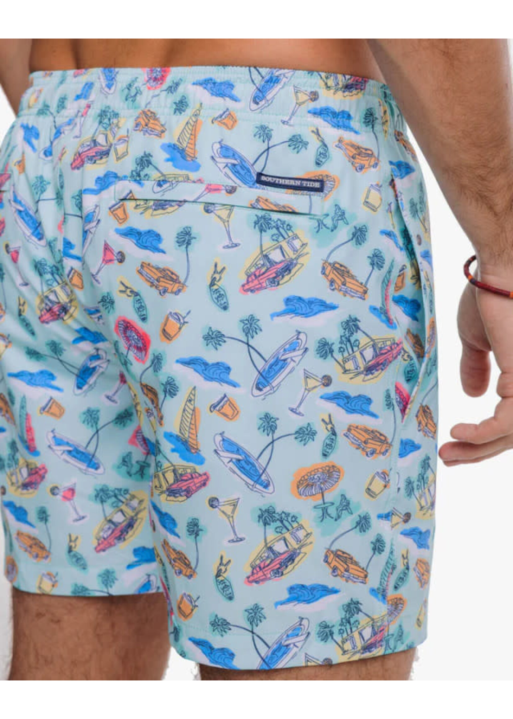 Southern Tide Poolside View Swim Trunk
