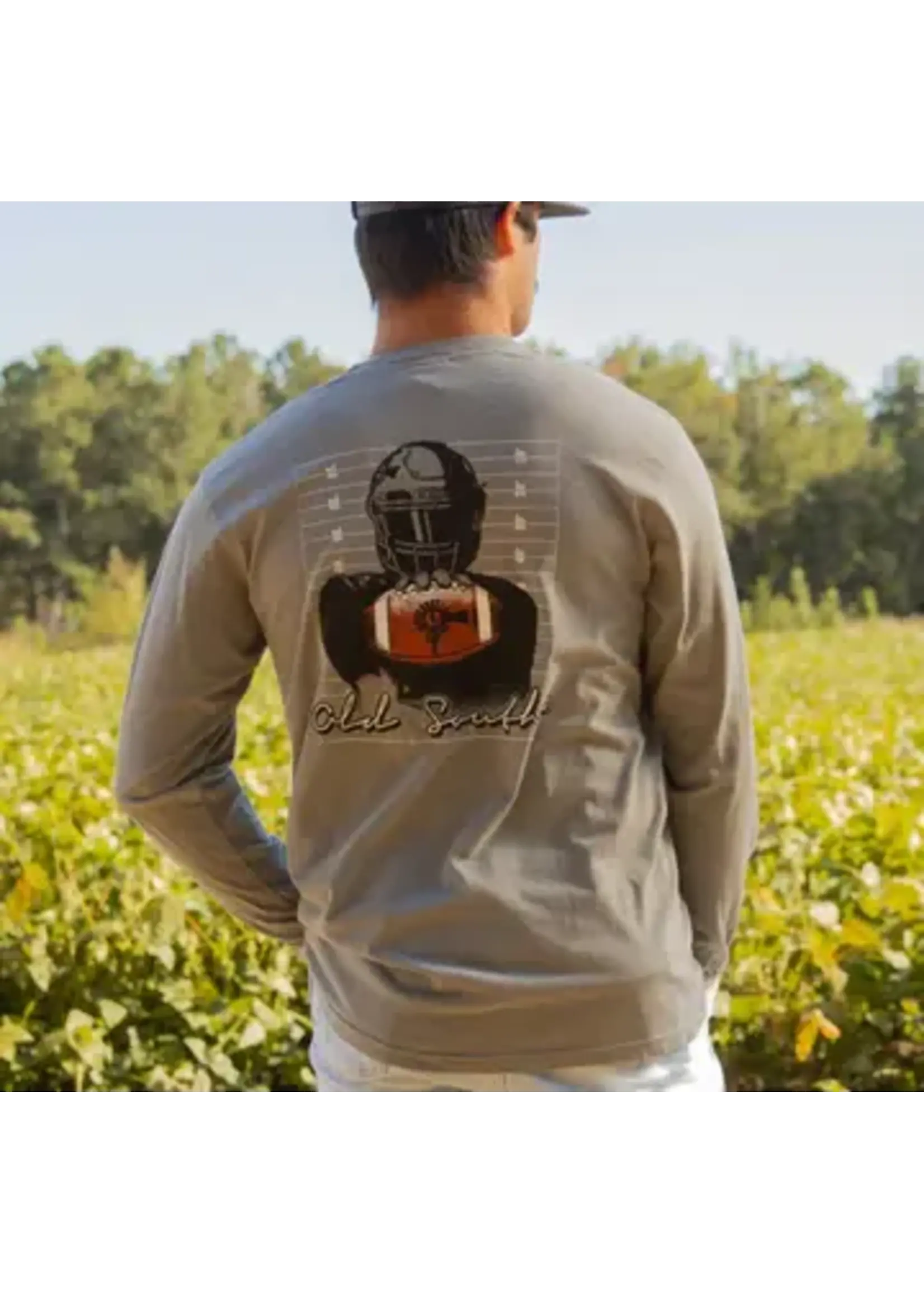 Old South Football Grip L/S Tee