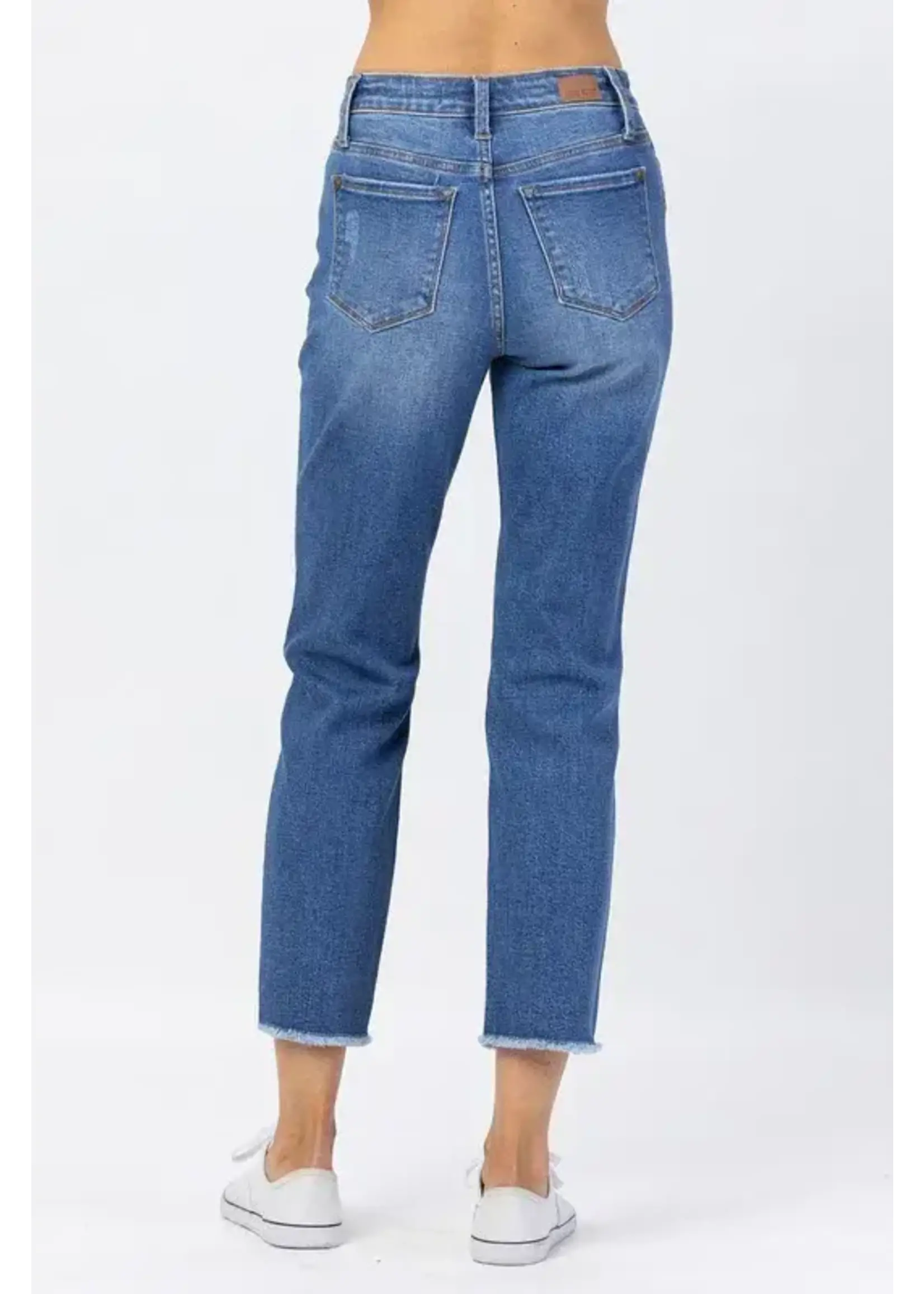 Judy Blue Howdy Embroidery with Seam Stitch
