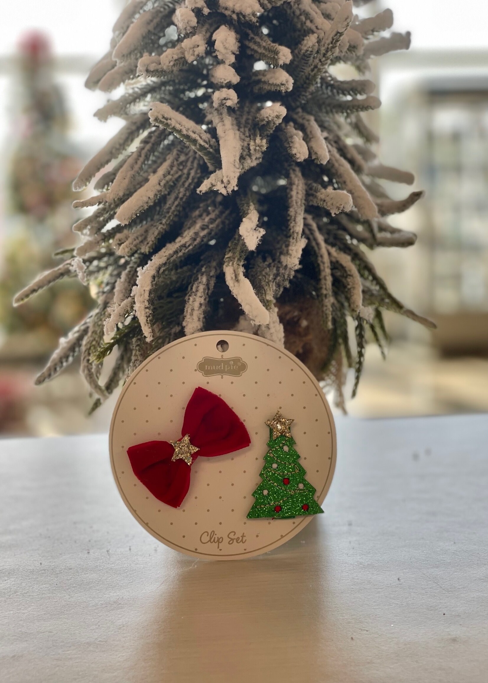 Mud Pie Christmas Hair Clips