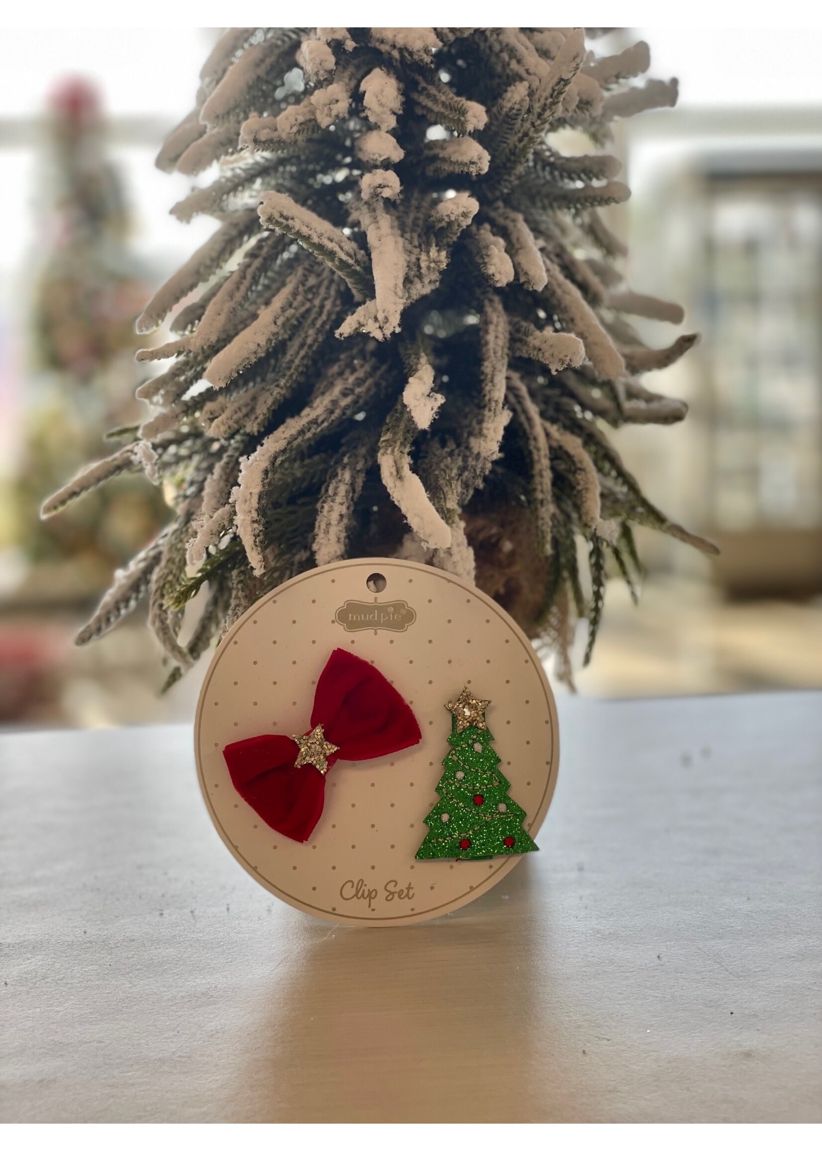 Mud Pie Christmas Hair Clips
