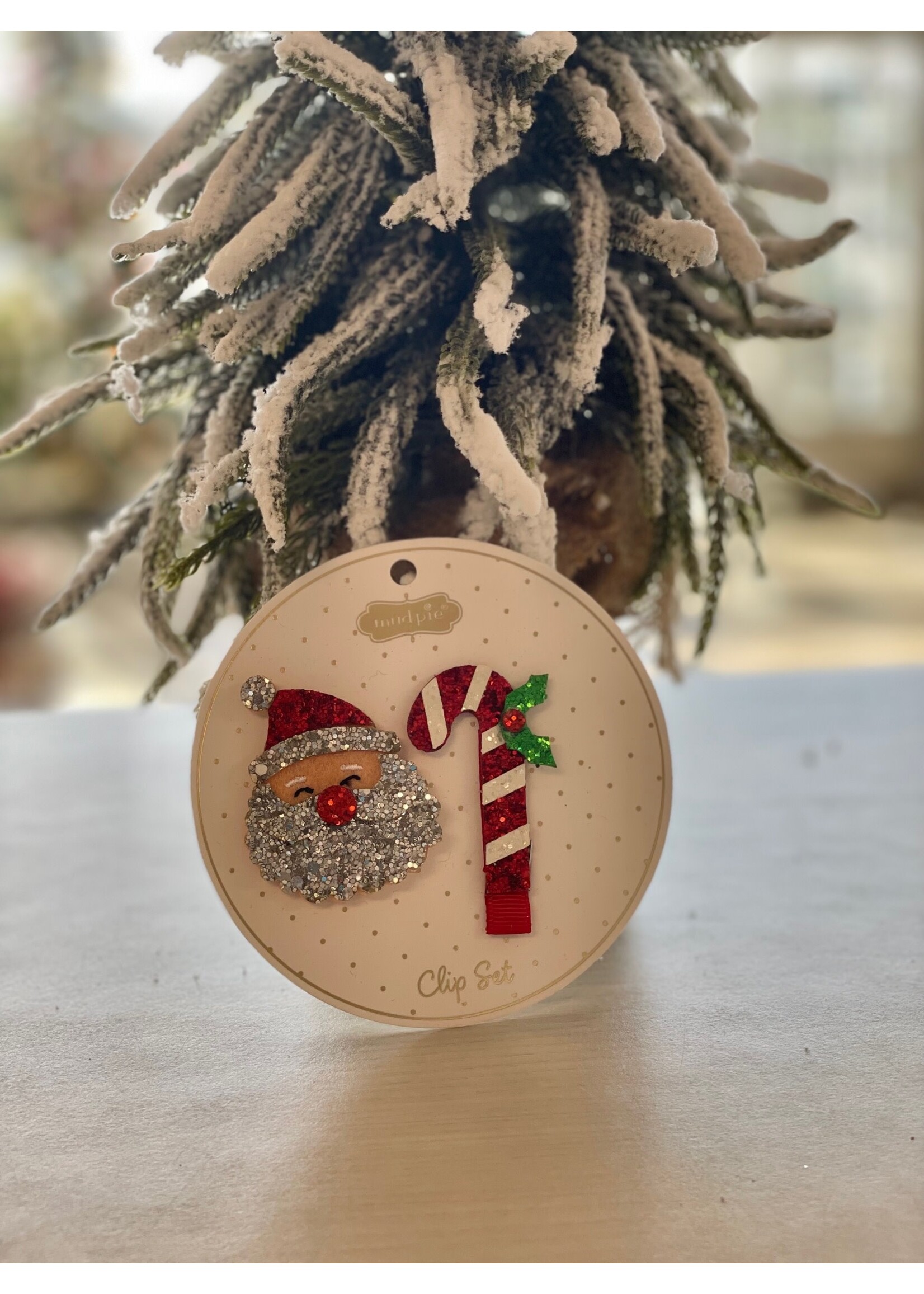 Mud Pie Christmas Hair Clips