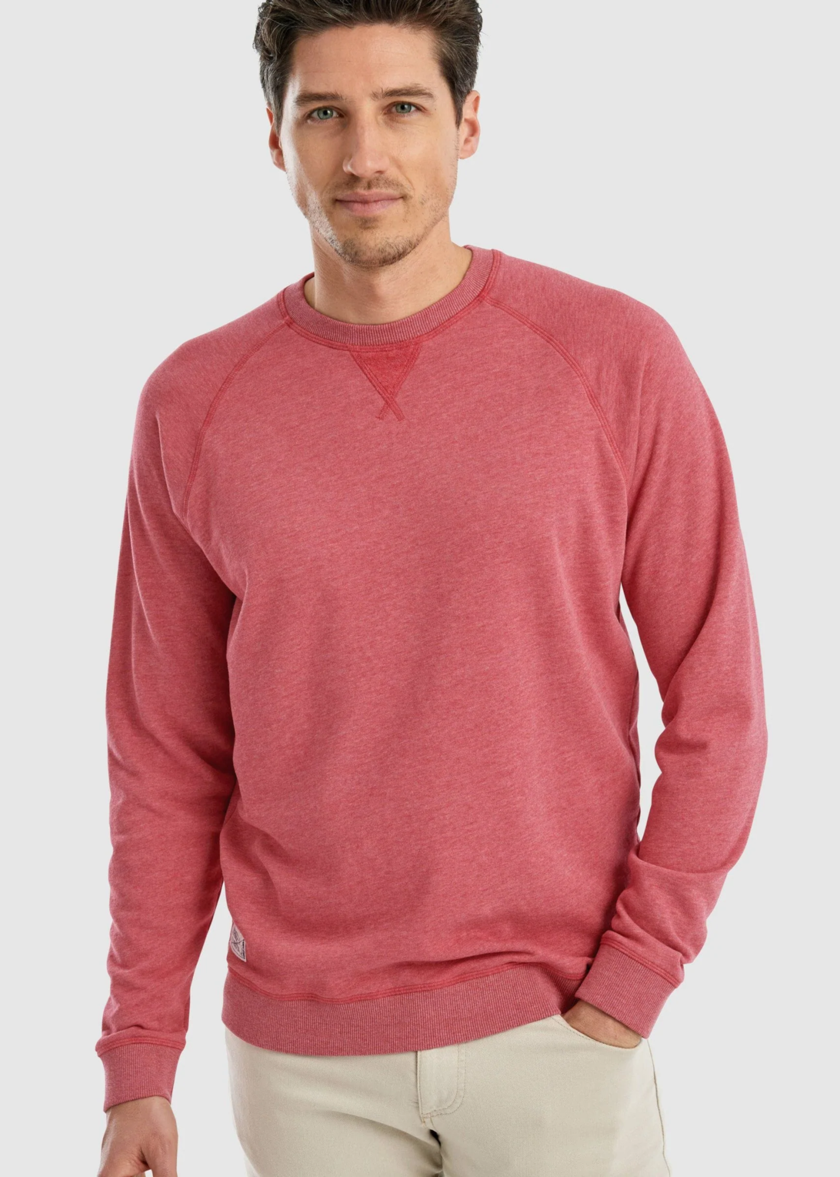 Johnnie-O Heathered Pamlico Sweatshirt