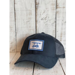 Bald Head Blues Navy Trucker Hat with Cart Patch