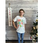 Southern Fried Design Holly Jolly Y'all Tee