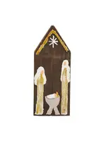 Mud Pie LG Nativity Reclaimed Plaque