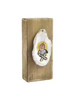Mud Pie Baby Jesus Nativity Oyster Plaque