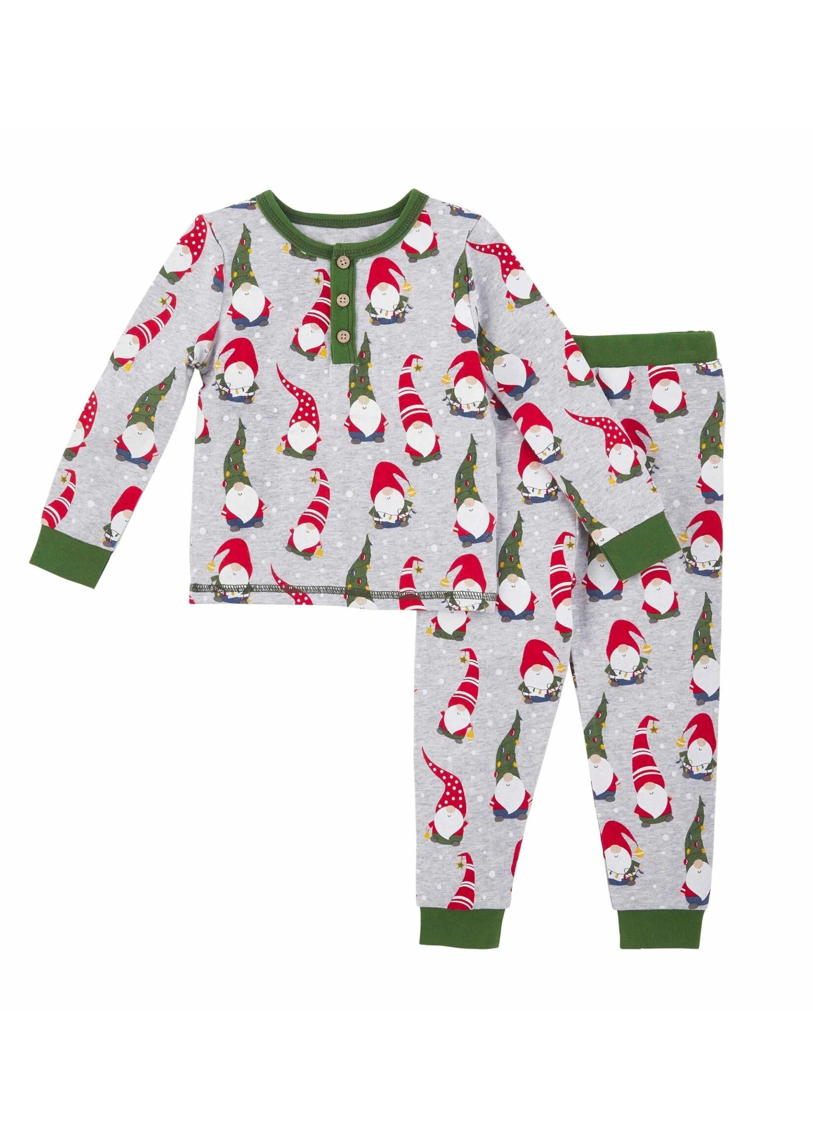 Mud Pie Christmas Gnome Pajama Set